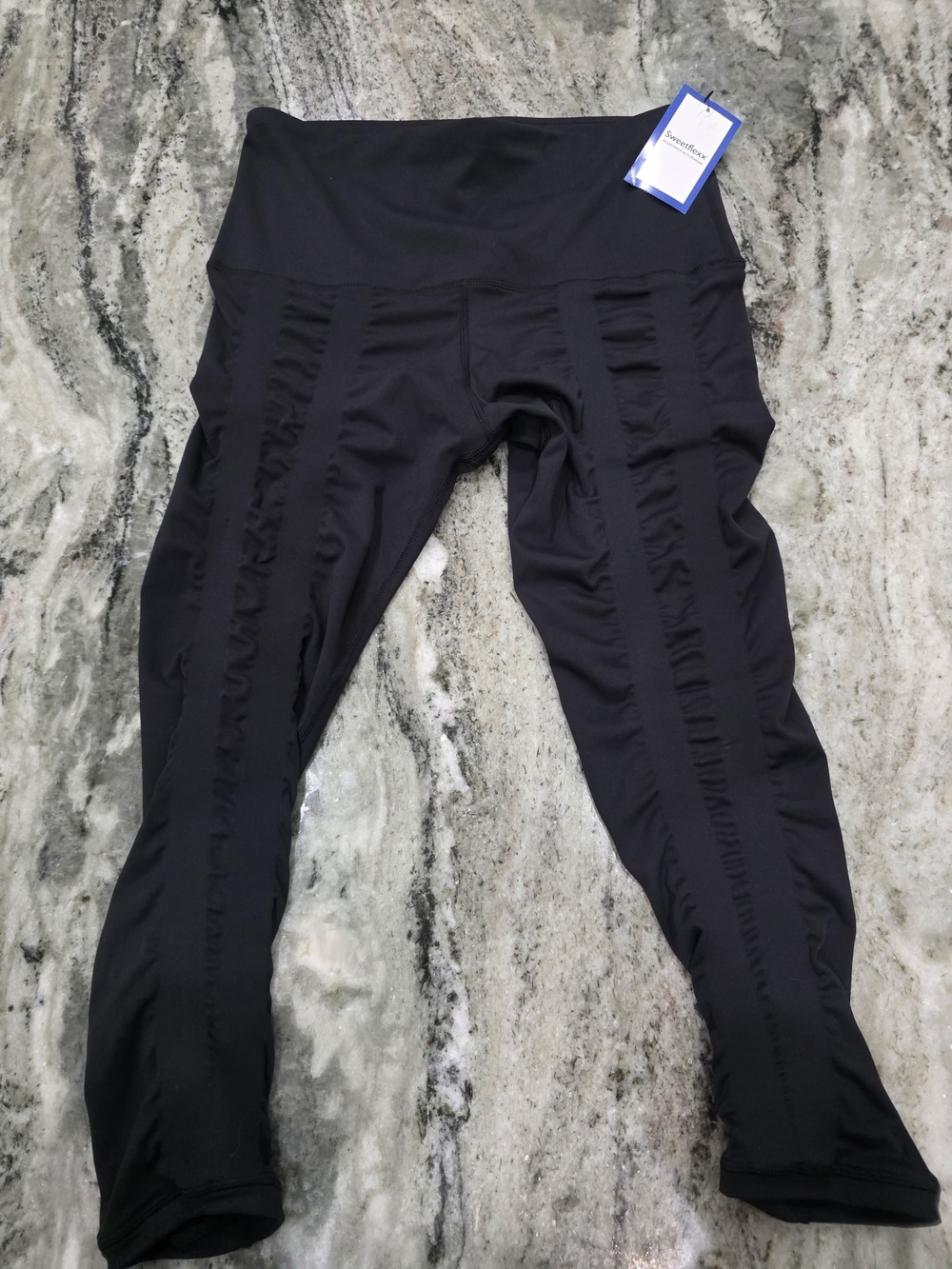 Sweet Flexx Women's Black With Detail Leggings, Size 2